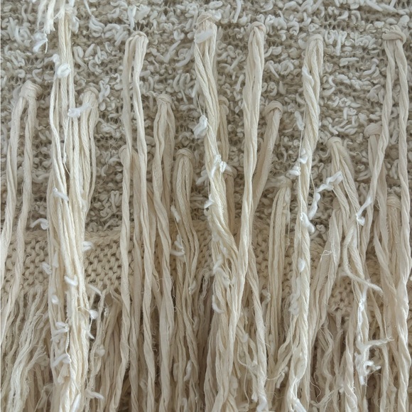 Free People Ivory/Cream Fringe Sweater Vest - Picture 6 of 7